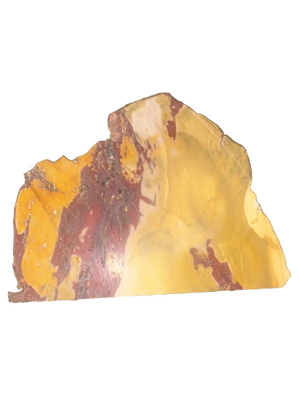 Mookaite Jasper Natural Stone Slab - Home Decor - Crystal Healing - Fossil
